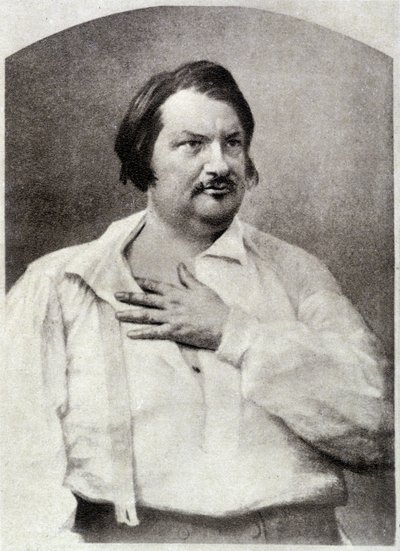 Honoré de Balzac, लगभग १८५० द्वारा अज्ञात कलाकार