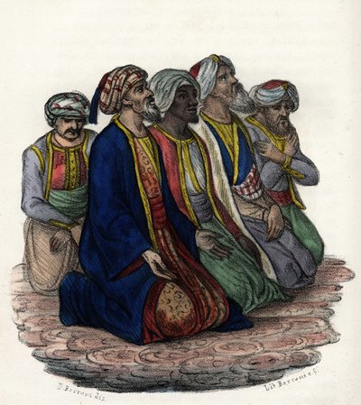 "" अल्जीयर्स का इतिहास "" में, लियोन गैलिबर्ट, वॉल्यूम। 2 द्वारा अज्ञात कलाकार