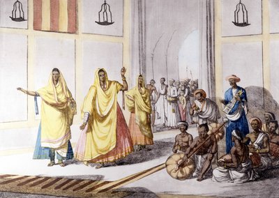 भारतीय संस्कृति और सभ्यता: नर्तक और पारंपरिक संगीत, भारत। द्वारा अज्ञात कलाकार