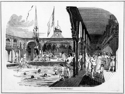 Deligny स्नान का आंतरिक दृश्य - Carnavalet, sd द्वारा अज्ञात कलाकार