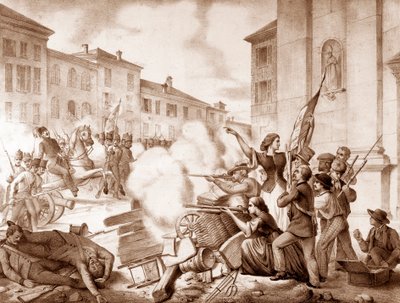 इटालियन यूनाइट (रिसोर्गिमेंटो (1848-1870): ब्रेशिया के दस दिनों का एपिसोड, 23 मार्च से 1 अप्रैल द्वारा अज्ञात कलाकार