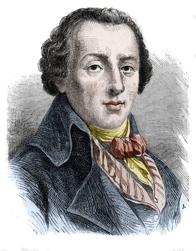 जीन-एंटोनी (जीन एंटोनी) राउचर (1745-1794), फ्रांसीसी कवि। द्वारा अज्ञात कलाकार