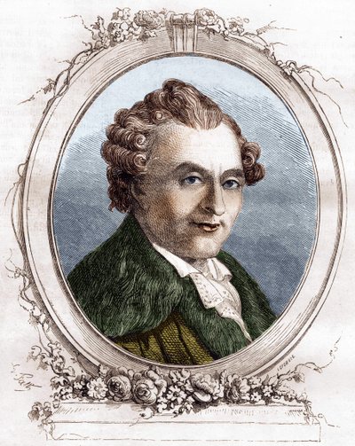 जीन मिशेल सेडाइन। फ्रांसीसी नाटकीय लेखक 1719-1797। द्वारा अज्ञात कलाकार