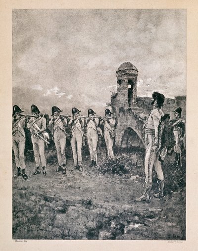 जोआचिम मूरत (१७६७-१८१५), फ्रांस के मारेचल, नेपल्स के राजा, ने कालब्रिया प्रिंट्स ऑफ़ पीरियड में १३/१०/१८१५ को शूट किया। द्वारा अज्ञात कलाकार