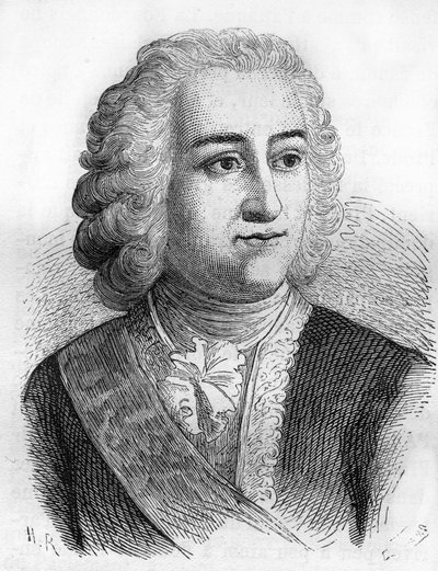 जोसेफ फ्रांकोइस डुप्लेक्स (1697-1763), फ्रांसीसी औपनिवेशिक प्रशासक द्वारा अज्ञात कलाकार