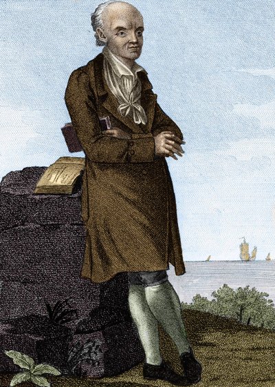 जोसेफ जेरोम लेफ्रांकोइस डी लालंडे, फ्रांसीसी खगोलशास्त्री (1732-1807)। द्वारा अज्ञात कलाकार