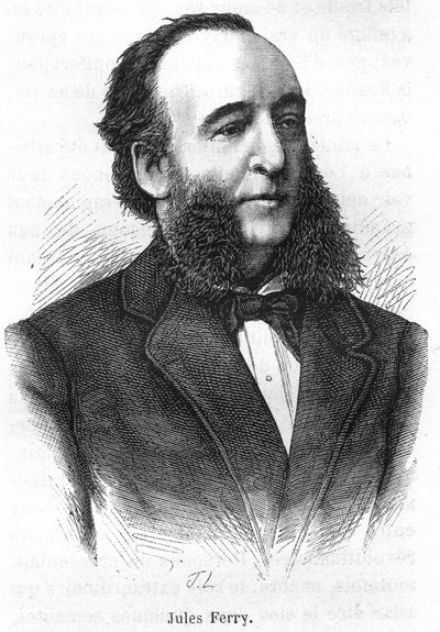 जूल्स फेरी (1832-1893), फ्रांसीसी राजनीतिज्ञ। द्वारा अज्ञात कलाकार