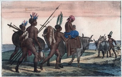 इस कदम पर केप के कोरा हॉटनटॉट्स - ब्रह्मांड के सभी लोगों के "" रीति-रिवाजों और रीति-रिवाजों से उत्कीर्णन। अर्थात्, सरकार का इतिहास, कानूनों का, मिलिशिया का, सभी राष्ट्रों के धर्म का सबसे दूरस्थ समय से लेकर आज तक का इतिहास "1856 द्वारा अज्ञात कलाकार