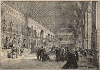 शैटॉ डी पियरेफॉन्ड्स का हथियार कक्ष - 1880 की उत्कीर्णन वायलेट-लेडुक (वायलेट लेडुक) द्वारा बहाली द्वारा अज्ञात कलाकार