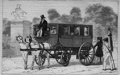 19वीं सदी में लेस ओम्निबस डी पेरिस: कैरोलीन - 1892 से उत्कीर्णन द्वारा अज्ञात कलाकार