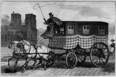 19वीं सदी में लेस ओम्निबस डी पेरिस: स्कॉटिश - 1892 से उत्कीर्णन द्वारा अज्ञात कलाकार