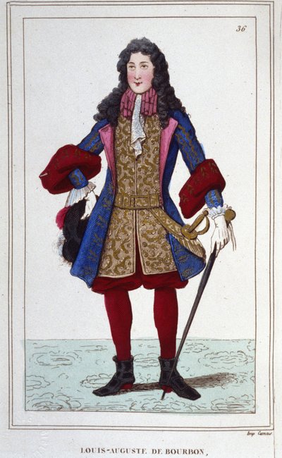 लुई अगस्टे डी बॉर्बन, ड्यूक ऑफ मेन (1670-1736)। फ्रांसीसी राजकुमार। द्वारा अज्ञात कलाकार