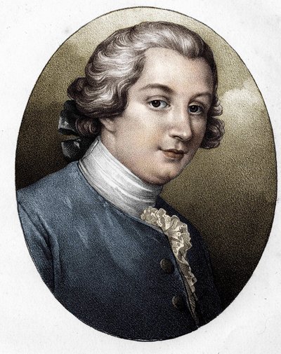 लुई ग्रेसेट (1709-1777), फ्रांसीसी लेखक। द्वारा अज्ञात कलाकार