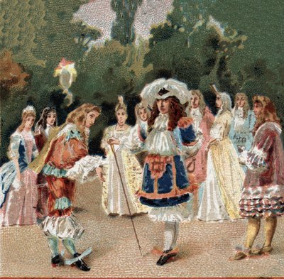 निकोलस फौक्वेट (1615-1680) ने लुई XIV को ले रोई-सोलेल (किंग सोलेल या लुई द ग्रेट के नाम से जाना जाता है) प्राप्त किया द्वारा अज्ञात कलाकार