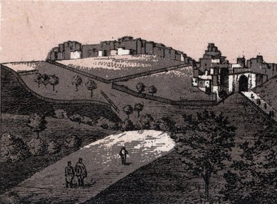 फिलिस्तीन: बेथलेम (बेथलहम) शहर का दृश्य। में "" दुनिया 168 विचारों को दर्शाती है "" अदिनांकित (19 वीं शताब्दी का अंत) द्वारा अज्ञात कलाकार