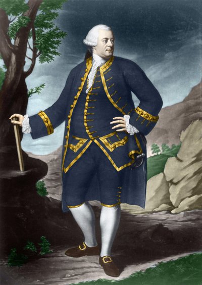 पास्कल (पास्केल) पाओली (1725-1807), कोर्सिका के देशभक्त। द्वारा अज्ञात कलाकार