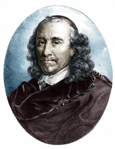 पियरे कॉर्नेल (1606-1684), फ्रांसीसी नाटकीय कवि। द्वारा अज्ञात कलाकार