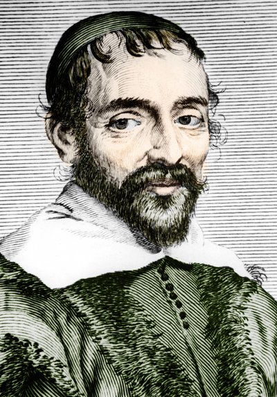 पियरे गैसेंडी (1592-1655), फ्रांसीसी दार्शनिक, खगोलशास्त्री, गणितज्ञ और भौतिक विज्ञानी। द्वारा अज्ञात कलाकार