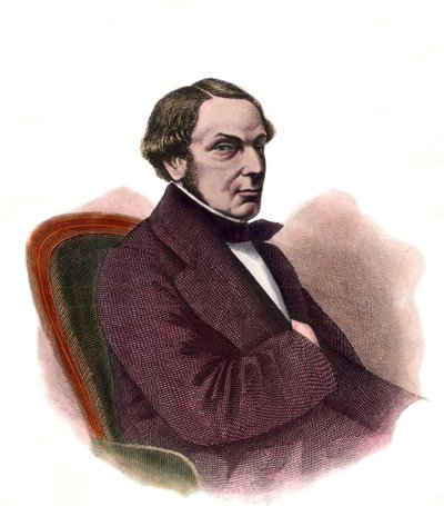 अकिलिस मार्कस फोल्ड का पोर्ट्रेट (1800-1867) नेपोलियन III के मंत्री 19वीं सदी के निजी संग्रह की नक्काशी द्वारा अज्ञात कलाकार