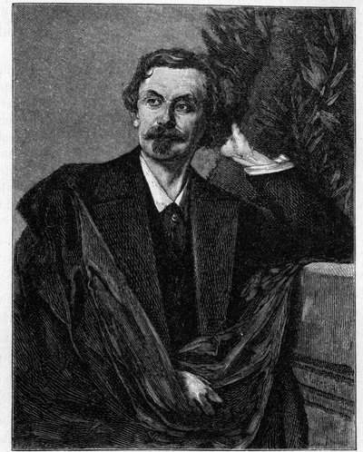 एडॉल्फ फ्रेडरिक का पोर्ट्रेट, ग्राफ वॉन शेक (1815-1894) जर्मन कवि। द्वारा अज्ञात कलाकार