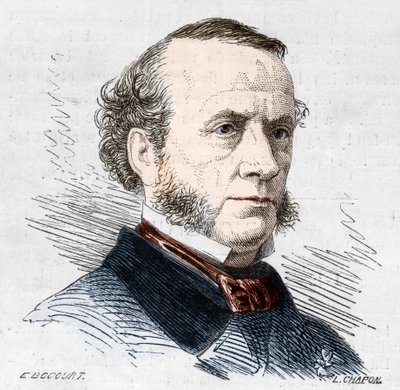अल्बर्ट ग्रिसर का पोर्ट्रेट (1808-1869) बेल्जियम के संगीतकार। द्वारा अज्ञात कलाकार