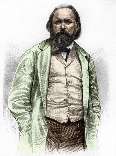 अलेक्जेंडर इवानोविच हार्ट्स (हर्टज़ेन) का पोर्ट्रेट 1812-1870। द्वारा अज्ञात कलाकार