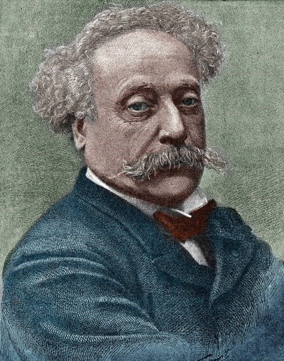 अलेक्जेंड्रे डुमास जूनियर का पोर्ट्रेट (1824-1895), फ्रांसीसी लेखक। द्वारा अज्ञात कलाकार