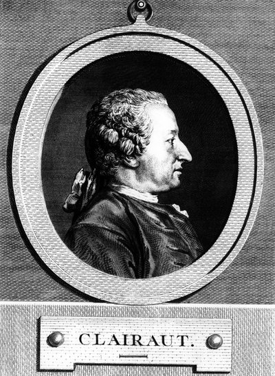एलेक्सिस क्लाउड क्लैरॉट का पोर्ट्रेट (1713-1765) फ्रांसीसी गणितज्ञ। द्वारा अज्ञात कलाकार