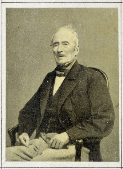 1867 में अल्फोंस डी लैमार्टाइन (1790 - 1869) का पोर्ट्रेट द्वारा अज्ञात कलाकार