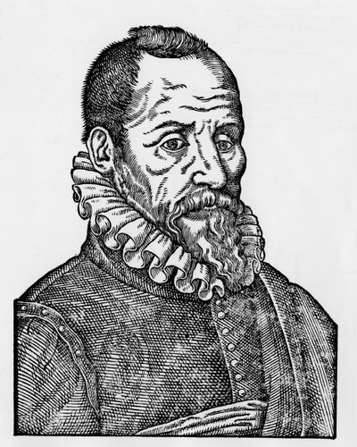 एम्ब्रोज़ पारे का पोर्ट्रेट (1509-1590), फ्रेंच सर्जन द्वारा अज्ञात कलाकार