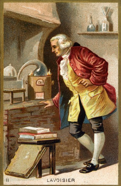 एंटोनी लॉरेंट डी लवॉज़ियर (1743 - 1794), फ्रांसीसी रसायनज्ञ का पोर्ट्रेट द्वारा अज्ञात कलाकार