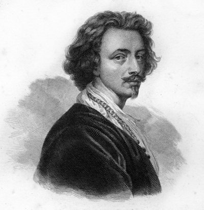 एंटोन (एंटून या एंथोनी) वैन डाइक, फ्लेमिश चित्रकार और उत्कीर्णक (1599-1641) का पोर्ट्रेट द्वारा अज्ञात कलाकार