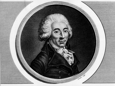 कन्वेंशन के प्रतिनियुक्त आर्मंड गेन्सोन (1758 - 1793) का पोर्ट्रेट। "" फ्रांसीसी क्रांति के ऐतिहासिक चित्रों का पूरा संग्रह, तीन खंडों में उत्कीर्णन। "" 1804। द्वारा अज्ञात कलाकार