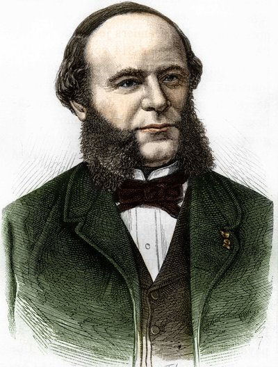 ऑगस्टे पॉयर-क्वार्टियर (पॉयर क्वेर्टियर) का पोर्ट्रेट (1820 - 1891)। 19 वीं शताब्दी के अंत से उत्कीर्णन। द्वारा अज्ञात कलाकार