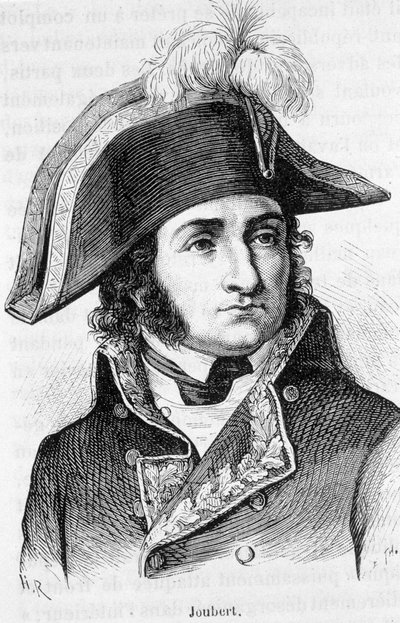 बार्थेलेमी कैथरीन जौबर्ट (1769-1799) का पोर्ट्रेट, फ्रांसीसी जनरल, नोवी की लड़ाई में मारा गया। द्वारा अज्ञात कलाकार