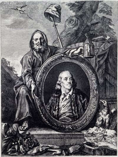 बेंजामिन फ्रैंकलिन (1706 - 1790) का पोर्ट्रेट, अमेरिकी राजनीतिज्ञ, स्मारकवादी, पैम्फलेटेरियन और भौतिक विज्ञानी द्वारा अज्ञात कलाकार