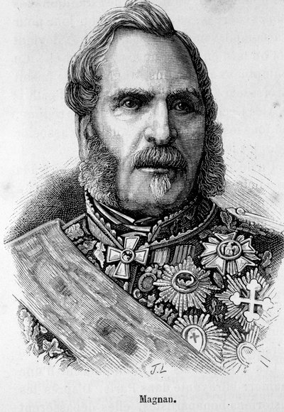 बर्नार्ड पियरे मैग्नन (1791-1865), फ्रांस के मार्शल का पोर्ट्रेट। द्वारा अज्ञात कलाकार