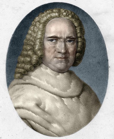बर्नार्ड डी जुसीयू (1699-1777) का पोर्ट्रेट, फ्रांसीसी वनस्पतिशास्त्री। द्वारा अज्ञात कलाकार