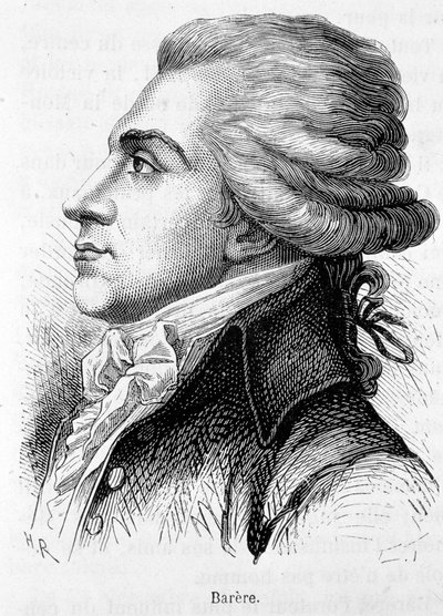बर्ट्रेंड बरेरे डी वियुज़ैक (1755-1841) का पोर्ट्रेट, फ्रांसीसी राजनीतिज्ञ। द्वारा अज्ञात कलाकार