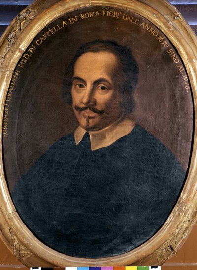 बोनिफ़ाज़ियो ग्राज़ियानी का पोर्ट्रेट (1604 / 1605-1664), इतालवी संगीतकार। द्वारा अज्ञात कलाकार