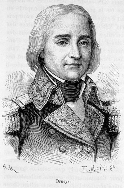 मिस्र के अभियान के दौरान ब्रुइस डी'एगेलियर्स, फ्रेंकोइस पॉल (1753-1798), फ्रांसीसी वाइस एडमिरल, बेड़े के कमांडर का पोर्ट्रेट। द्वारा अज्ञात कलाकार