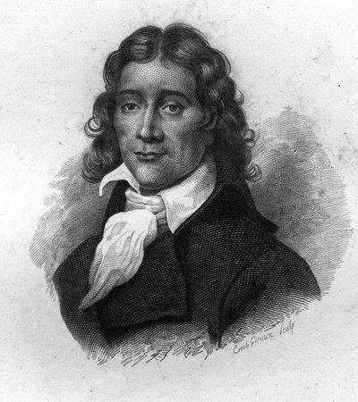 केमिली डेसमौलिन्स (1760-1794) का पोर्ट्रेट, फ्रांसीसी प्रचारक और राजनीतिज्ञ, 19वीं सदी का उत्कीर्णन द्वारा अज्ञात कलाकार