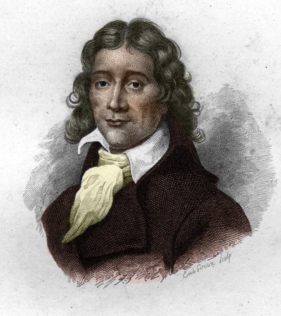 केमिली डेसमौलिन्स (1760-1794) का पोर्ट्रेट, फ्रांसीसी प्रचारक और राजनीतिज्ञ, 19वीं सदी का उत्कीर्णन द्वारा अज्ञात कलाकार