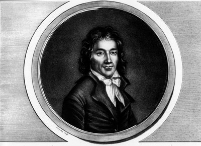 केमिली डेसमौलिन्स का पोर्ट्रेट (1760-1794), पेरिस के प्रतिनियुक्त। "" फ्रांसीसी क्रांति के ऐतिहासिक चित्रों का पूरा संग्रह, तीन खंडों में "" में उत्कीर्णन "" 1804। द्वारा अज्ञात कलाकार