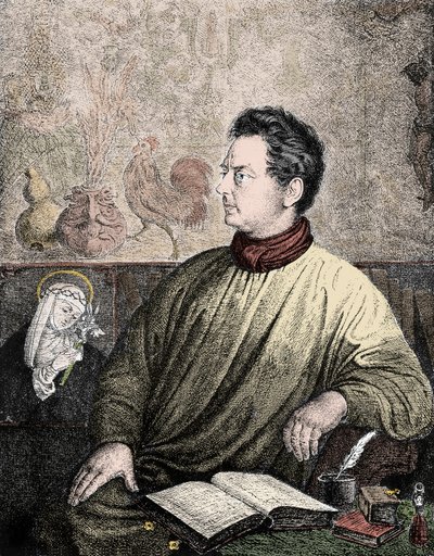 क्लेमेंस ब्रेंटानो का पोर्ट्रेट (1778-1842), जर्मन लेखक और कवि - क्लेमेंस मारिया ब्रेंटानो का पोर्ट्रेट द्वारा अज्ञात कलाकार