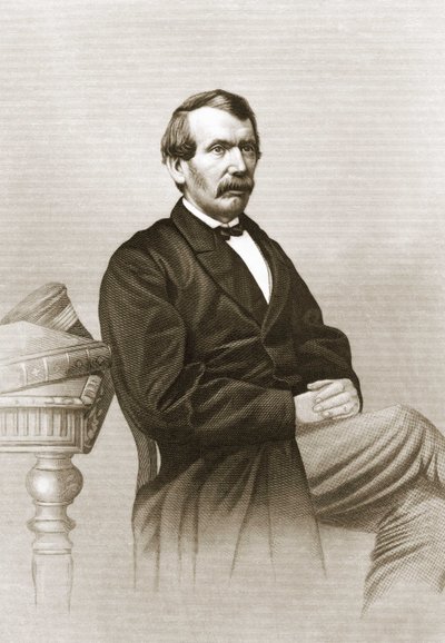 डेविड लिविंगस्टोन का पोर्ट्रेट (1813 - 1873)। द्वारा अज्ञात कलाकार