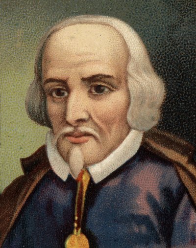 डॉन पेड्रो काल्डेरोन डे ला बार्का (1600-1681), स्पेनिश नाटकीय कवि का पोर्ट्रेट। द्वारा अज्ञात कलाकार