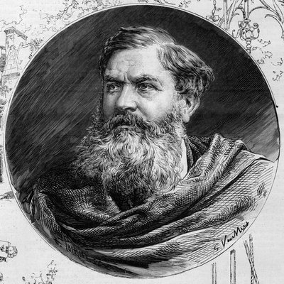 1885 में "" द इलस्ट्रस वर्ल्ड "" में मुसी डी क्लूनी के निदेशक एडमंड डू सोमरार्ड (1817-1885) का पोर्ट्रेट। द्वारा अज्ञात कलाकार