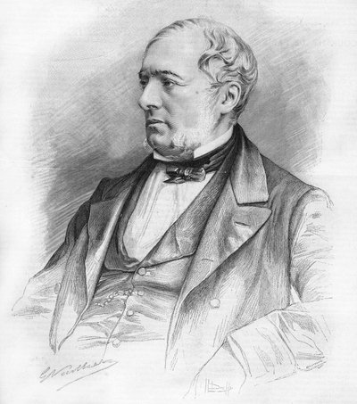 एडवर्ड चार्टन (1807-1890) का पोर्ट्रेट। लेखक, राजनीतिज्ञ, वकील और सेंट सिमोनियन। द्वारा अज्ञात कलाकार