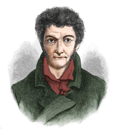 अर्न्स्ट थियोडोर विल्हेम हॉफमैन (1776-1822) का पोर्ट्रेट जर्मन रोमांटिक लेखक। द्वारा अज्ञात कलाकार